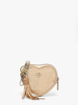 Portemonnee Vintage Leder Mila louise Goud vintage 16083X