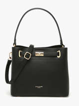 Schoudertas Saffiano David jones Zwart saffiano CM6829