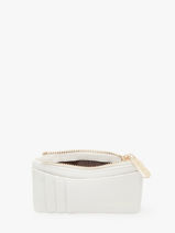 Portemonnee Met Kaarthouder Saffiano David jones Beige saffiano 2-vue-porte