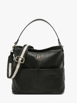 Schoudertas Soft Lulu castagnette Zwart soft AISSAM