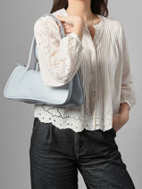 Longchamp Looong Schoudertas Blauw-vue-porte