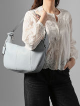 Schoudertas L Victoire Leder Lancel Blauw victoire A13994-vue-porte