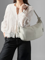 Schoudertas L Victoire Leder Lancel Wit victoire A13994-vue-porte