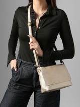 Cross Body Tas Soft Mandoline Goud soft MD5239-vue-porte