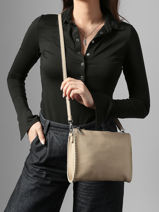 Cross Body Tas Brodery Miniprix Bruin brodery 19676-vue-porte