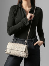 Cross Body Tas Paisleigh Guess Beige paisleigh QG988321-vue-porte