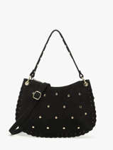 Schoudertas Velvet Milano Zwart velvet VE25116