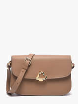 Cross Body Tas Paris Philos Leder Lancaster Beige paris philos 82
