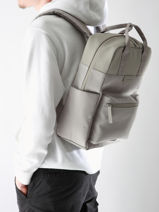 Bergen Pro - Rugzak 1 Compartiment Met 15" Laptopvak Kapten and son Grijs backpack P-vue-porte