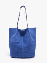 Schoudertas Brianna Leder Pieces Blauw brianna 17163617