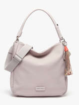 Schoudertas Grigri Polyurethaan David jones Violet grigri CM8384