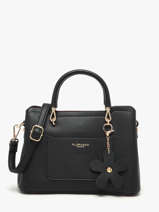 Cross Body Tas Grained Flora & co Zwart grained H6931