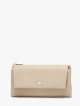 Portefeuille Met Portemonnee Grained Flora & co Beige grained F5039