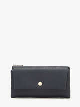 Portefeuille Met Portemonnee Grained Miniprix Blauw grained F5039