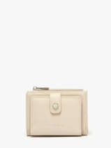 Portemonnee Met Kaarthouder Saffiano Miniprix Beige saffiano F5012