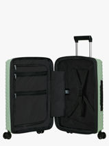 Uitbreidbare Handbagage Samsonite Groen upscape 159400-vue-porte