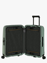 Harde Handbagage Samsonite Groen essens 146909-vue-porte
