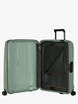 Harde Harde Reiskoffer Essens Samsonite Groen essens 146911-vue-porte