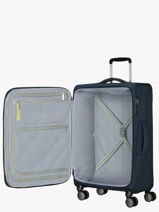 Soepele Reiskoffer Wanderlite American tourister Blauw wanderlite 158077-vue-porte