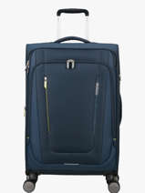 Uitbreidbare Soepele Reiskoffer Wanderlite American tourister Blauw wanderlite 158077