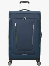 Uitbreidbare Soepele Reiskoffer Wanderlite American tourister Blauw wanderlite 158078