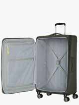 Soepele Reiskoffer Wanderlite American tourister Groen wanderlite 158078-vue-porte