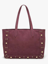 Schoudertas A4 Formaat Eyelet Torrow Violet eyelet TEYE01