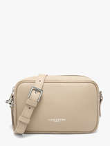 Cross Body Tas Donna Ama Leder Lancaster Beige donna ama 66