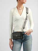 Cross Body Tas Saffiano Miniprix Beige saffiano F5023-vue-porte