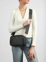 Cross Body Tas Grained Flora & co Rood grained F6967OR-vue-porte