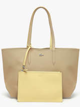Omkeerbare Shoppingtas Anna Lacoste Beige anna NF2142AA