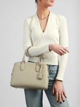 Handtas Dune Polyurethaan David jones Beige dune CM7252-vue-porte