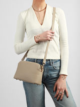 Cross Body Tas French Polyurethaan David jones Bruin french CM7342-vue-porte