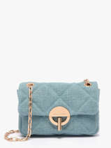 Cross Body Tas Moon Linnen Vanessa bruno Blauw moon 70V40326