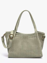 Schoudertas /cross Body Tresse Miniprix Groen tresse 19753