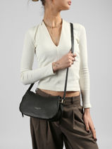Cross Body Tas Dune Leder Lancaster Zwart dune 94-vue-porte