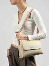 Cross Body Tas Alexia Valentino Beige alexia VBS5A803-vue-porte