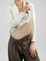Heuptasje Leder Lancaster Beige dune 85-vue-porte