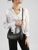 Cross Body Tas Juliette Leder Le tanneur Zwart juliette TJET1402-vue-porte
