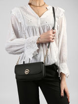 Cross Body Tas Nolita Leder Michael kors Zwart nolita S6GY5C5L-vue-porte