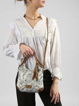 Cross Body Tas Tk Mila louise Bruin tk 23059TK-vue-porte