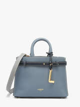 Handtas Faubourg Leder Lancel Blauw faubourg A13547