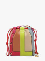 Cross Body Tas S Elles Colorblock Leder Lancel Roze elles A14203