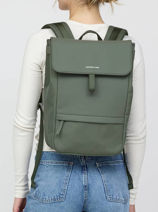 Business Rugzak 1 Compartiment Met 15" Laptopvak Kapten and son Groen essential color C-vue-porte