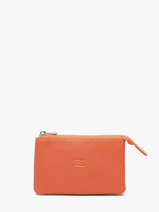 Portemonnee Caviar Leder Crinkles Oranje caviar 14538