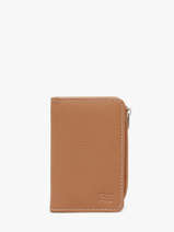 Portefeuille Leder Crinkles Bruin caviar 14340