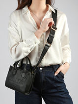 Cross Body Tas Mini Jour Leder Lancel Blauw jour A14078-vue-porte