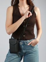 Cross Body Tas Sable  Miniprix Zwart sable 12834-vue-porte