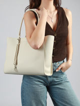 Schoudertas Dorine Laurent david Wit ld bags 75-vue-porte