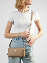 Cross Body Tas Th Daily Tommy hilfiger Beige th daily AW18377-vue-porte